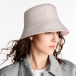 Louis Vuitton Denim Bucket Hat Pink For Women M7953M - Image 3