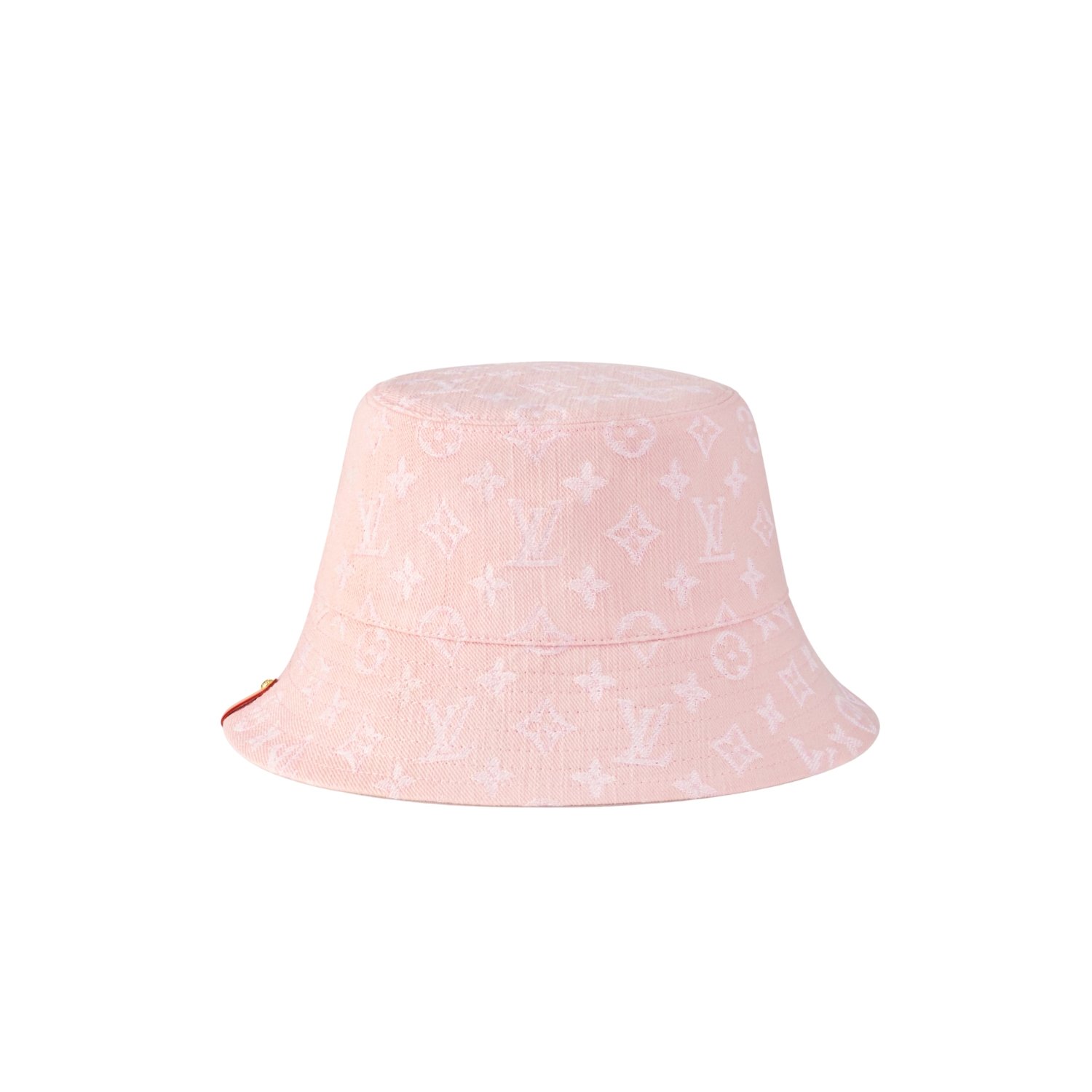 louis-vuitton-denim-bucket-hat-2.jpg Louis Vuitton Denim Bucket Hat Pink For Women M7953M - Image 1