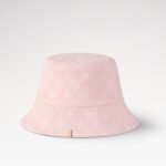 Louis Vuitton Denim Bucket Hat Pink For Women M7953M - Image 4