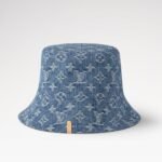 Louis Vuitton Denim Bucket Hat Blue For Women M7951M - Image 4