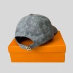 Louis Vuitton Denim Cap Grey For Women M7943M - Image 5