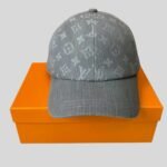 Louis Vuitton Denim Cap Grey For Women M7943M - Image 4