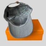 Louis Vuitton Denim Cap Grey For Women M7943M - Image 3