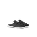 Louis Vuitton Estate Open Back Loafer Black For Men - 1AHESK