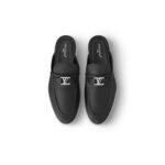 Louis Vuitton Estate Open Back Loafer Black For Men - 1AHESK - Image 3