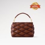 [True-to-ORIGINAL] Louis Vuitton GO-14 MM Handbag Tan For Women 23cm/9.1in M23601 - Image 4