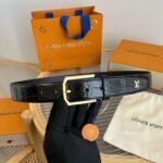 Louis Vuitton Heritage 35mm Belt Black M8709U - Image 3