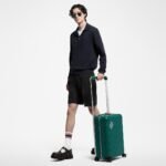 Louis Vuitton Horizon 55 Suitcase 21.7in/ 55cm Green Silver Hardware M12689 - Image 2