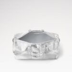 Louis Vuitton Keepall Bandouliere 45 Travel Bag 17.7in/ 45cm Silver Metallic Silver Hardware M12858 - Image 5