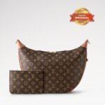 [True-to-ORIGINAL] Louis Vuitton Loop Hobo Monogram Canvas Brown For Women 38cm/15in M46311 - Image 7