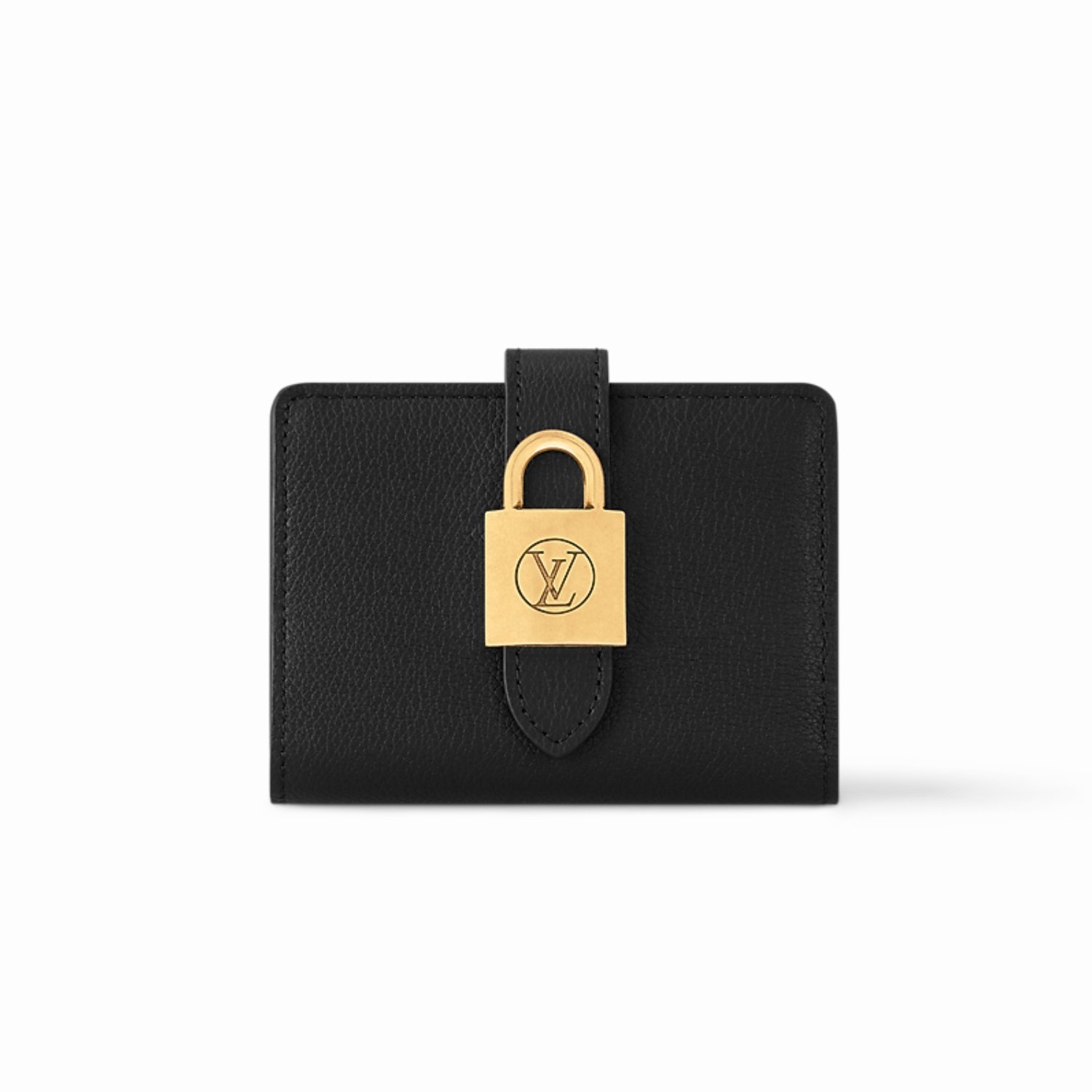 louis-vuitton-low-key-compact-wallet-1.jpg Louis Vuitton Low Key Compact Wallet Black For Women 4.3in/11cm M12408 - Image 1