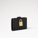 Louis Vuitton Low Key Compact Wallet Black For Women 4.3in/11cm M12408 - Image 2