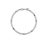Louis Vuitton LV City Links Thin Necklace Silver-Toned For Men M03147