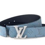 Louis Vuitton LV Dimension 40mm Reversible Belt Blue M4134U - Image 4