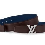 Louis Vuitton LV Heritage 35mm Reversible Belt Brown/Navy M8715V - Image 3