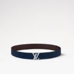Louis Vuitton LV Heritage 35mm Reversible Belt Brown/Navy M8715V - Image 2