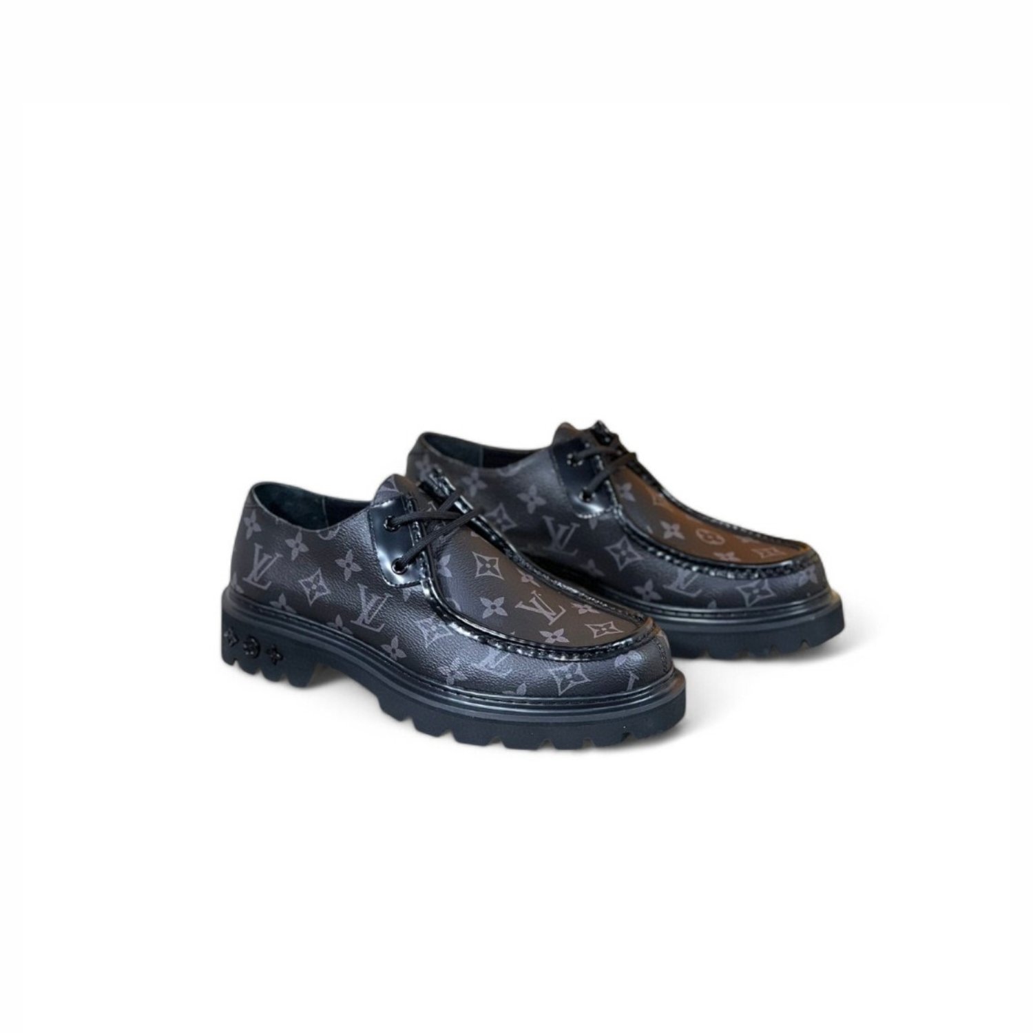 louis-vuitton-lv-ranger-derby.jpg Louis Vuitton LV Ranger Derby Monogram Flowers Black For Men - Image 1