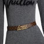 Louis Vuitton LV Script 30mm Belt Black Monogram -M4472V - Image 4