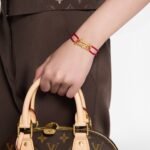 Louis Vuitton Script Bracelet Red For Women - M4479Z - Image 4