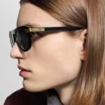 Louis Vuitton LV Slide Round Square Sunglasses Black Z2886U - Image 2