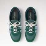 Louis Vuitton LV Sneakerina Green For Women 1AHNDW - Image 5