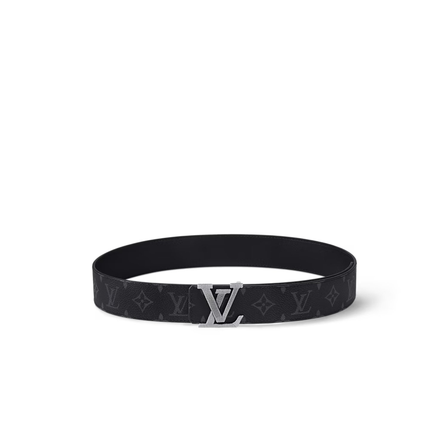 louis-vuitton-lv-stitch-40mm-reversible-belt-1.jpg Louis Vuitton LV Stitch 40mm Reversible Belt Monogram Eclipse M8560U - Image 1