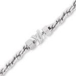 Louis Vuitton LV Wire Bracelet Silver-Toned For Men M02744 - Image 4
