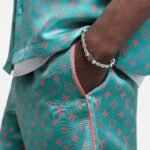 Louis Vuitton LV Wire Bracelet Silver-Toned For Men M02744 - Image 2