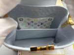 Louis Vuitton LV x TM Capucines Ostrich Mini Top Handle Bag 8.3in/21cm Baby Blue Gold Hardware For Women M13830 - Image 8