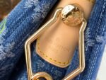 Louis Vuitton LV x TM Coussin Cherry PM Crossbody Bag 10.2in/ 26cm Denim Gold Hardware For Women M14978 - Image 7