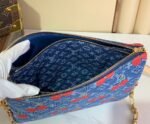 Louis Vuitton LV x TM Coussin Cherry PM Crossbody Bag 10.2in/ 26cm Denim Gold Hardware For Women M14978 - Image 8
