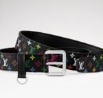 Louis Vuitton LV x TM LV D-Ring 30mm Belt Black For Women M8982W - Image 3