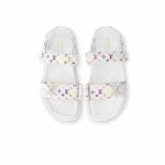 Louis Vuitton LV x TM LV Sunset Flat Comfort Sandal White For Women 1AGXEQ