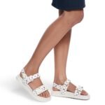 Louis Vuitton LV x TM LV Sunset Flat Comfort Sandal White For Women 1AGXEQ - Image 2