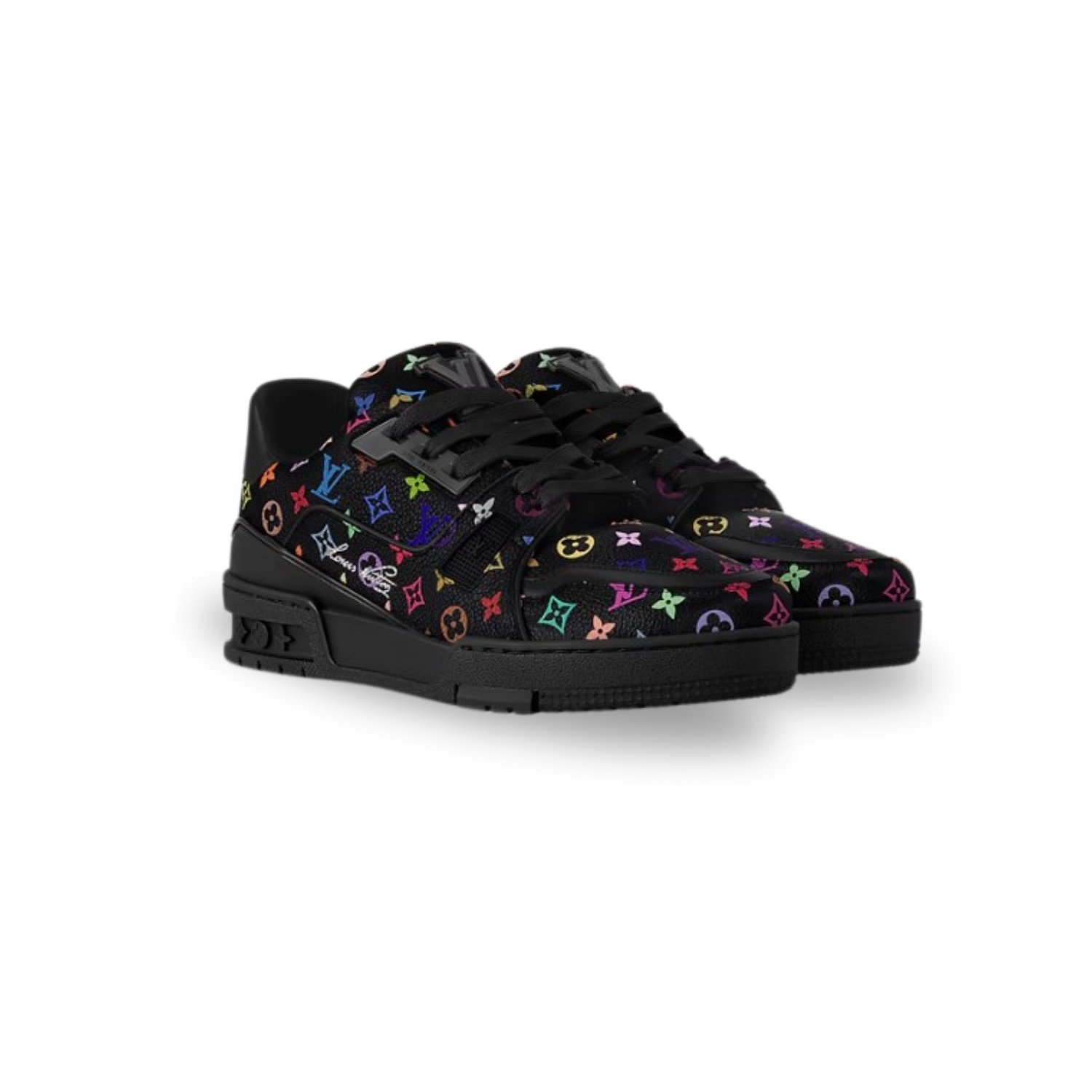 louis-vuitton-lv-x-tm-lv-trainer-sneaker.jpg Louis Vuitton LV x TM LV Trainer Sneaker Black For Women 1AGZE3 - Image 1