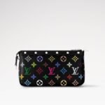 Louis Vuitton LV x TM Pochette Accessoires Shoulder Bag 8.7in/ 22cm Multicolor Monogram Canvas Gold Hardware For Women M13663 - Image 8