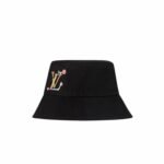 Louis Vuitton LV x TM Reversible Superflat Bucket Hat Black For Women M7985S