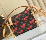 Louis Vuitton LV x TM Side Trunk MM Shoulder Bag 9.3in/ 24cm Monogram Gold Hardware For Women M14278 - Image 4