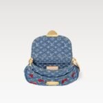 Louis Vuitton LV x TM Sunset Monogram Shoulder Bag 10.6in/ 27cm Cherry Denim For Women M13680 - Image 4