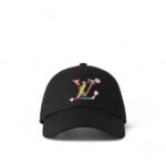 Louis Vuitton LV x TM Superflat Cap Black For Women M5000M
