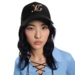 Louis Vuitton LV x TM Superflat Cap Black For Women M5000M - Image 2