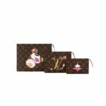 Louis Vuitton LV x TM Trio Toiletry Pouch Monogram Canvas For Women 9.8in/25cm M13762