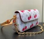 Louis Vuitton LV x TM Wallet On Chain Ivy Crossbosy Bag 9.3in/ 24cm Cherry Canvas Gold Hardware For Women M14239 - Image 3