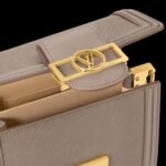 Louis Vuitton Mini Dauphine Brown Bag For Women M23559- 7.9 Inches / 20 Cm - Image 5