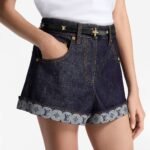 Louis Vuitton Mini Flowergram Studs 15mm Belt Black For Women M4281W - Image 2