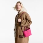 Louis Vuitton Neverfull Bandouliere Inside Out BB Tote Bag 10.4in/ 26cm Rose Pondichery Gold Hardware For Women M12106 - Image 2