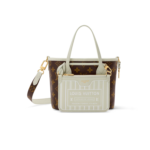 Louis Vuitton Neverfull Bandoulière Inside Out BB Tote Bag 10.4in/ 26cm Monogram Celadon Gold Hardware For Women M28236