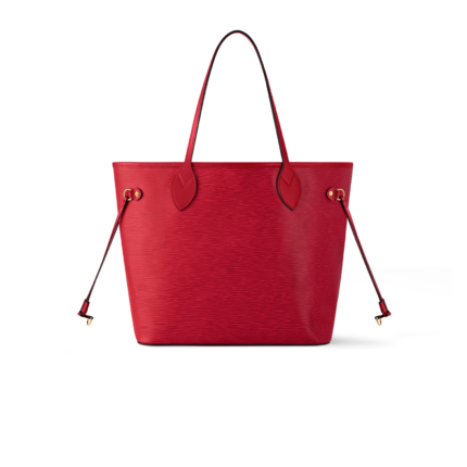 Louis Vuitton Neverfull MM Tote Bag 12.2in/ 31cm Castillan Red Gold Hardware For Women M12755