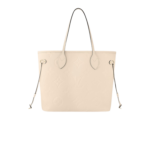 Louis Vuitton Neverfull MM Tote Bag Beige 12.2in/ 31cm Gold Hardware For Women M46676