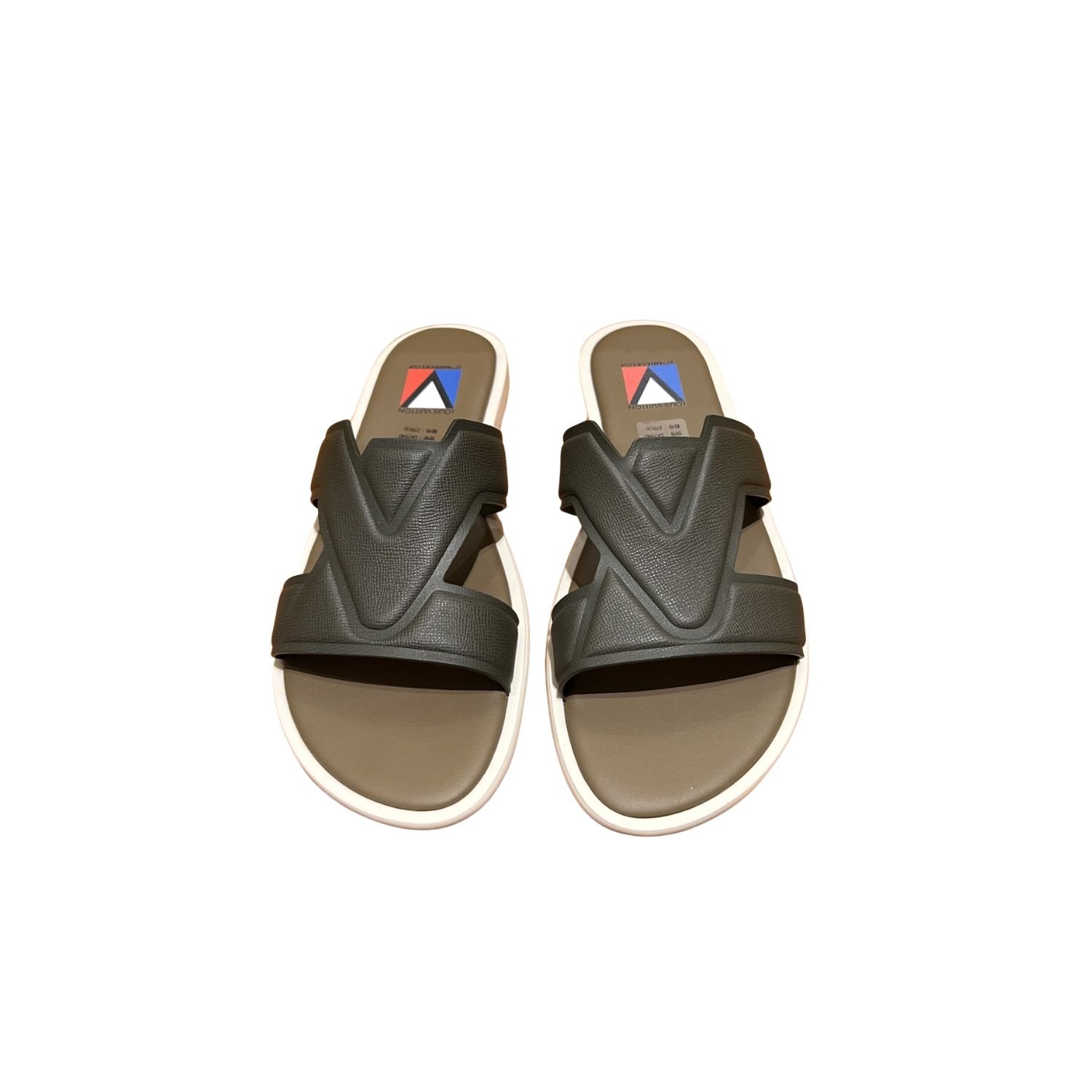 louis-vuitton-oasis-mule-taupe.jpg Louis Vuitton Oasis Mule Brown For Men - Image 1